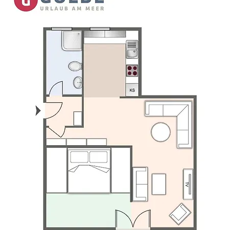 Appartementanlage Am Appartementanlage Am Luetsche Stuv - 11 Appartamento Brösum